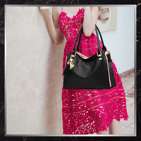 Sieviešu rokassomiņa BAD&BAGS, melna R57