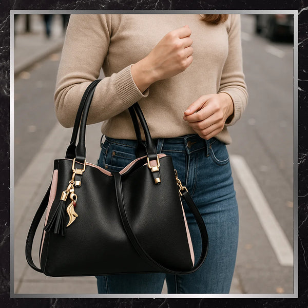 Sieviešu rokassomiņa BAD&BAGS, melna R57