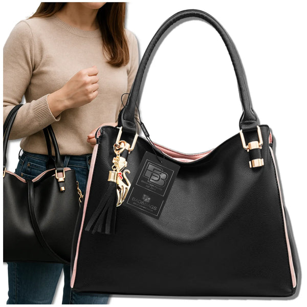 Sieviešu rokassomiņa BAD&BAGS, melna R57