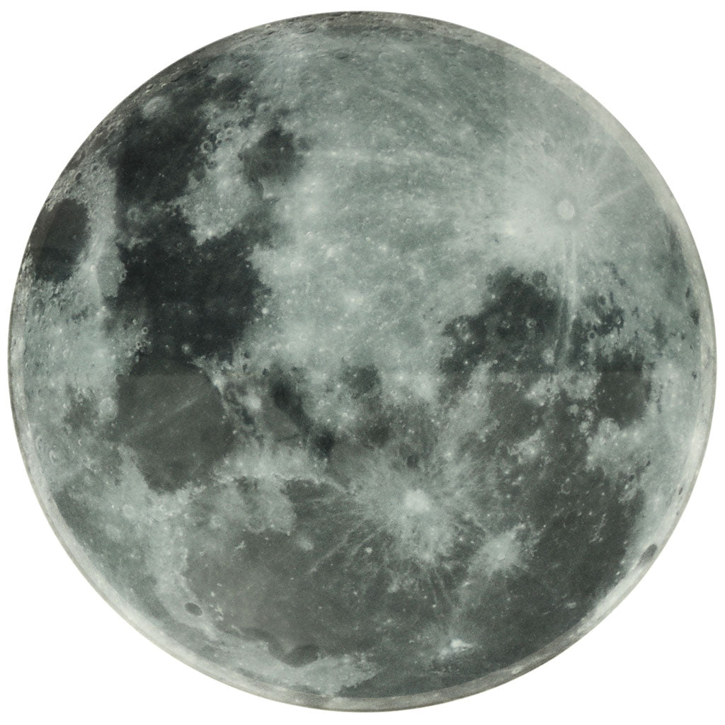 Sienas pulkstenis "Moon Planet" ar LED displeju, 32 cm, pelēks