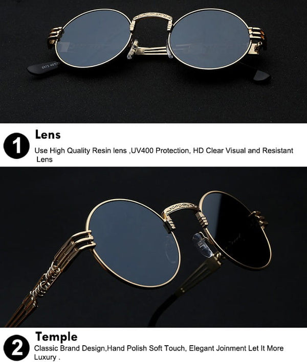 Brilles, apaļas, retro, unisex