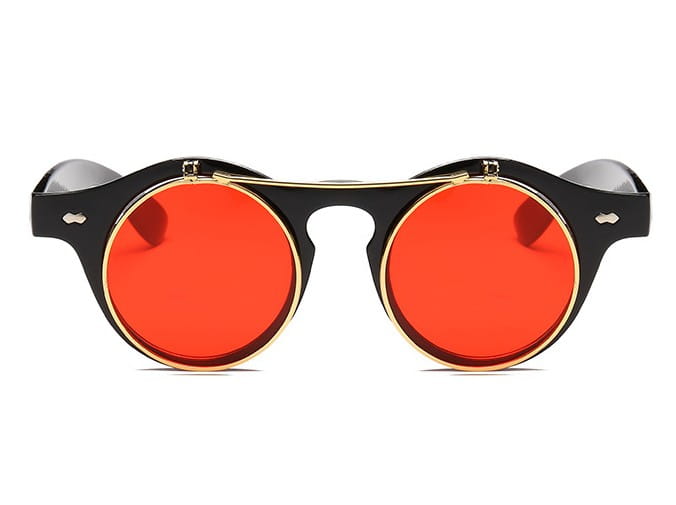 Saulesbrilles, apaļas, retro stila
