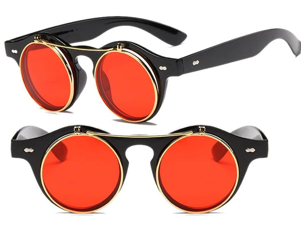 Saulesbrilles, apaļas, retro stila