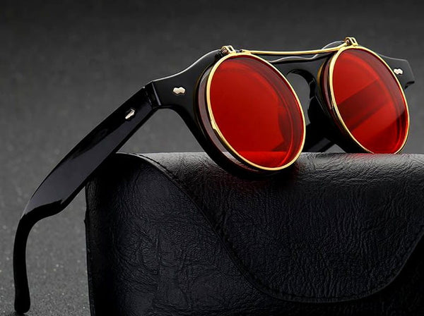 Saulesbrilles, apaļas, retro stila