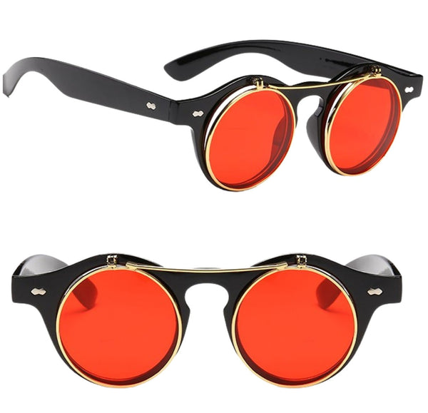 Saulesbrilles, apaļas, retro stila