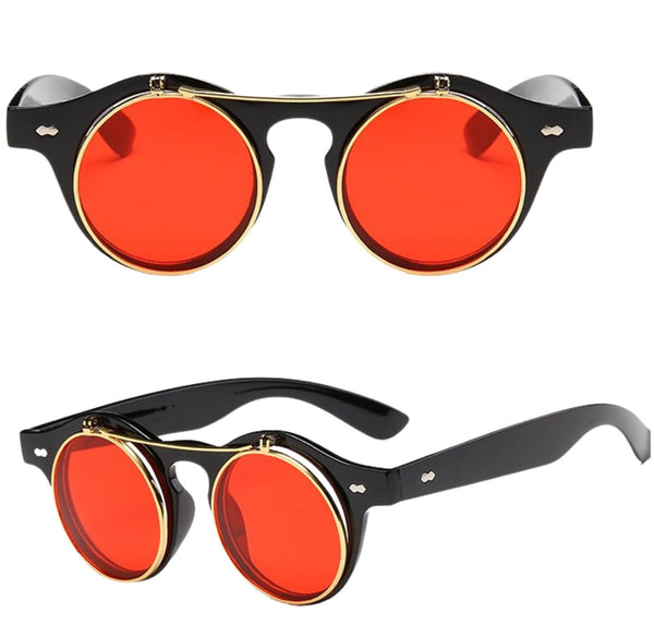 Saulesbrilles, apaļas, retro stila