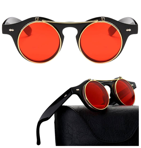 Saulesbrilles, apaļas, retro stila
