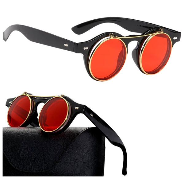 Saulesbrilles, apaļas, retro stila