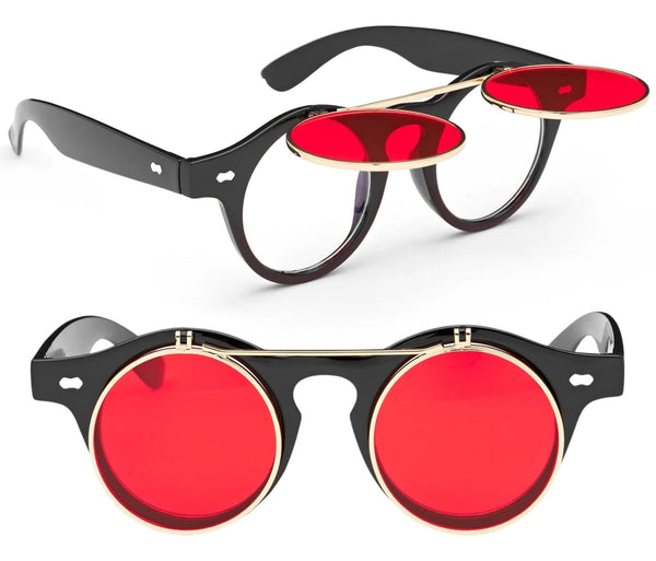 Saulesbrilles, apaļas, retro stila