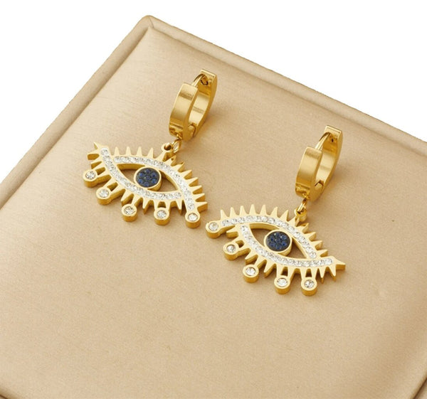 Sieviešu auskari A12, zelta krāsā