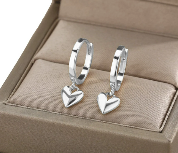 Sieviešu auskari A55, sudraba krāsā