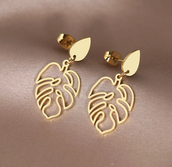 Sieviešu auskari A56, zelta krāsā