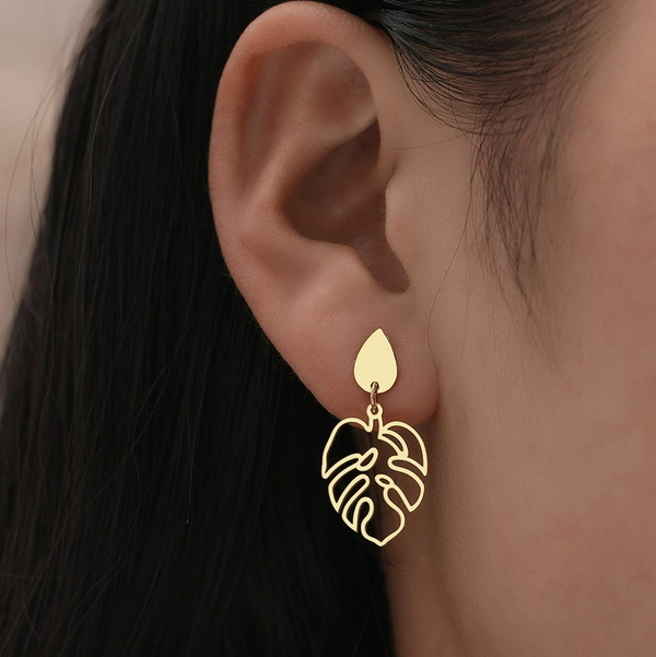 Sieviešu auskari A56, zelta krāsā