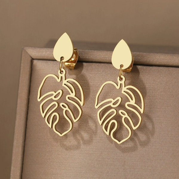 Sieviešu auskari A56, zelta krāsā