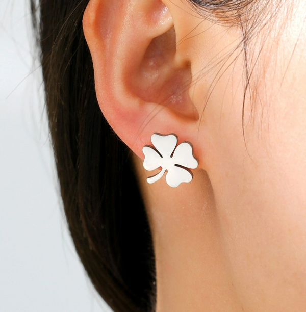 Sieviešu auskari A59, sudraba krāsā