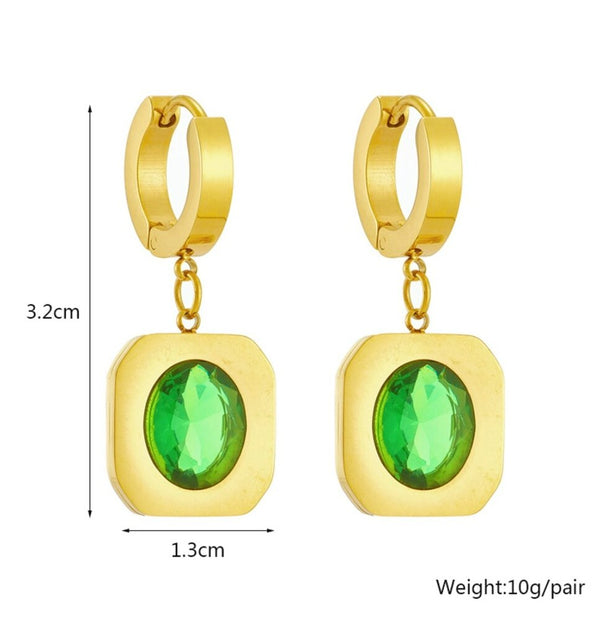 Sieviešu auskari B8, zelta krāsā