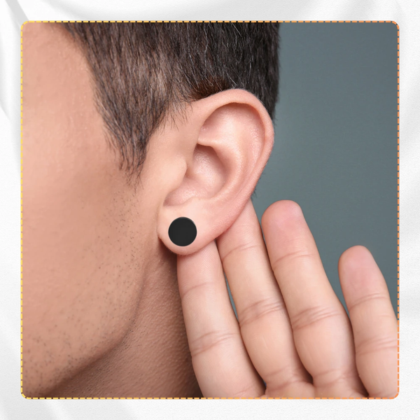 Auskari vīriešiem L12, melni