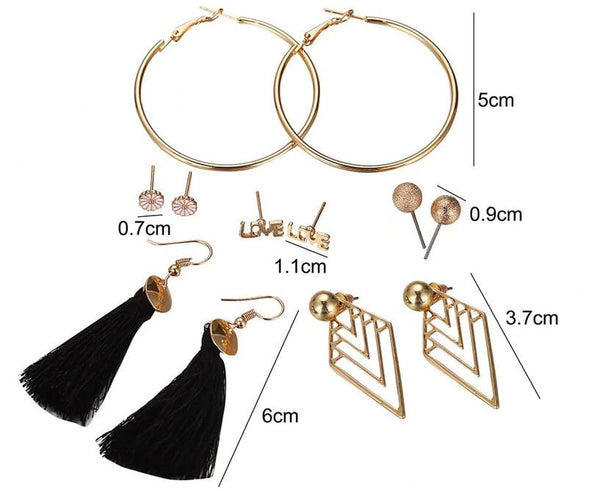 AUSKARU KOMPLEKTS, 6 PĀRI K71