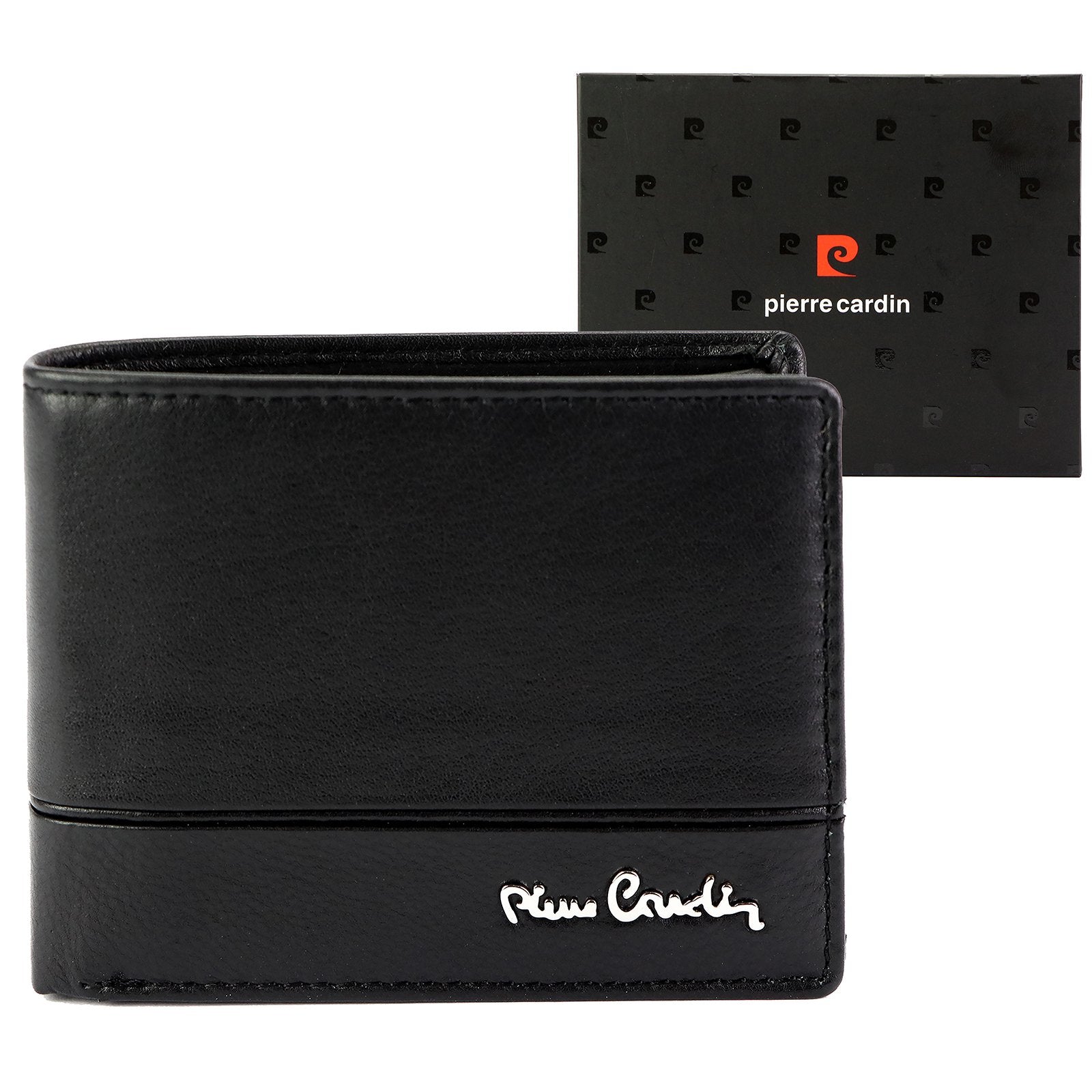Pierre Cardin YS605 323 juoda odinė piniginė czarny