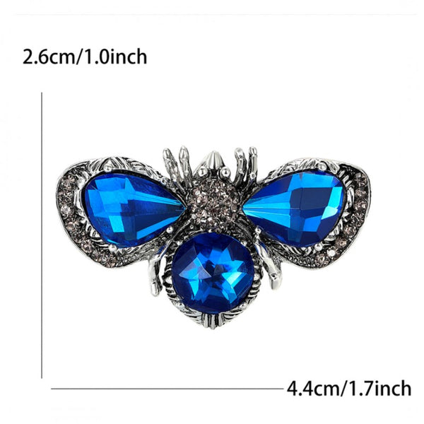 Dekoratīvā piespraude "Zilais kukainis" (BZ223)