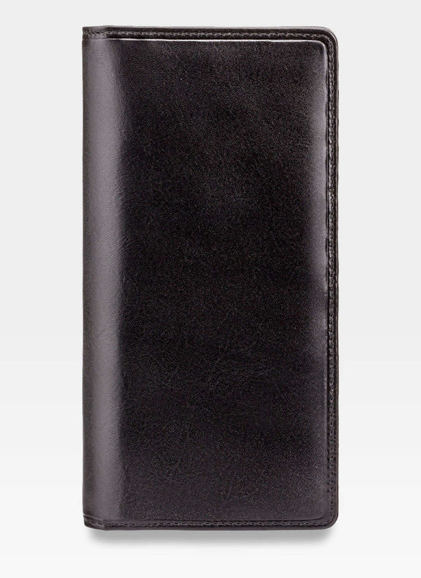 Liels vīriešu maks Visconti P6, melns S1129