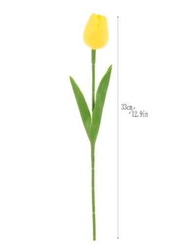 Mākslīgās tulpes, 10 gab. T1 dzeltenas