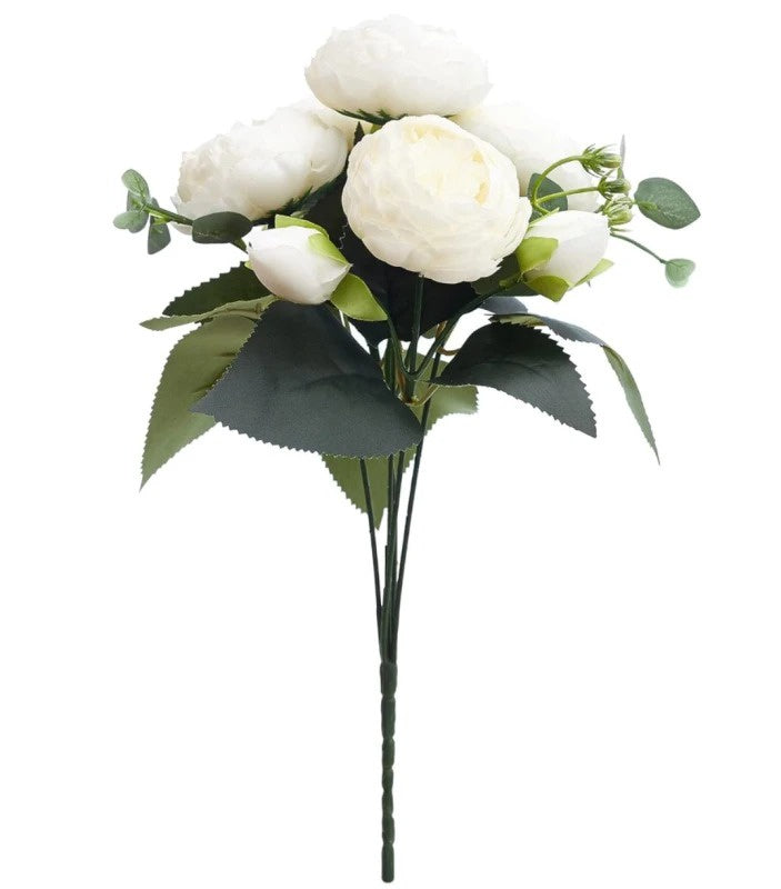 Mākslīgās baltās peonijas 1 gab. G12