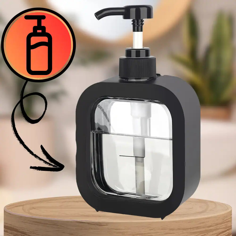 Šķidruma dozators, melns, 500 ml