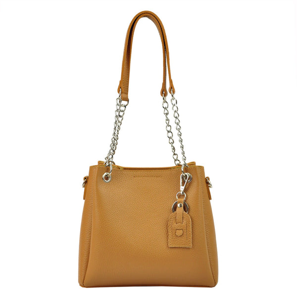 Luka 19-62 DOLLARO natūralios odos rankinė, camel-1 camel-1