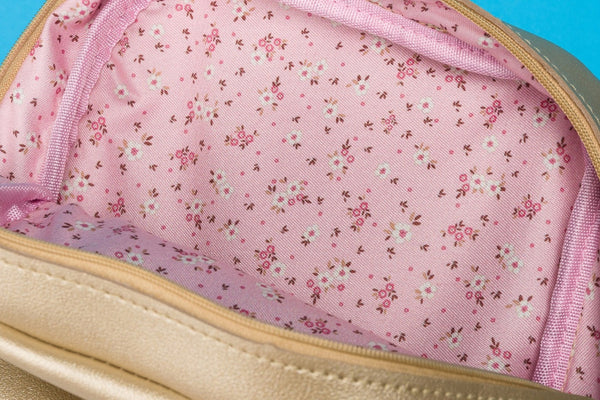 Divdaļīgs sieviešu kosmētikas komplekts K11, zelta krāsā