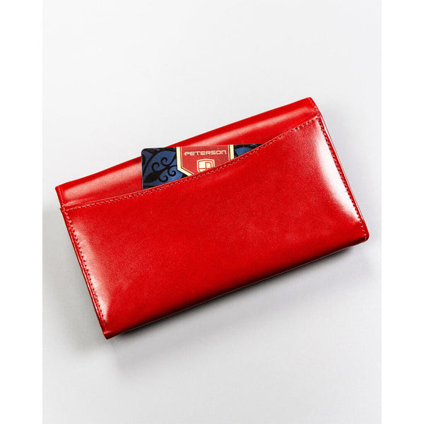 Elegants sarkans maks ar ārējo kabatu - Peterson D1932