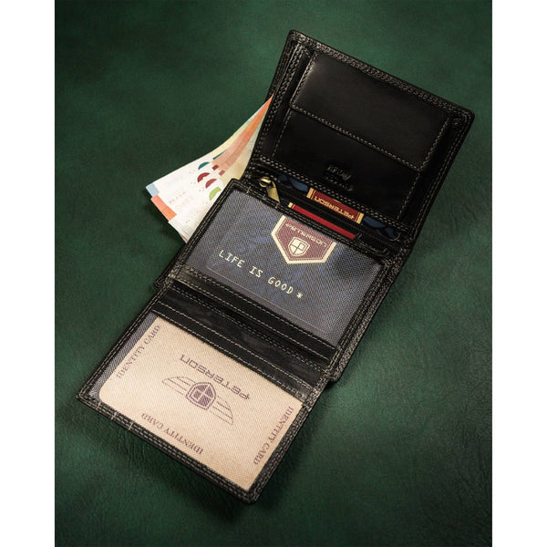 Elegants komplekts viņam ar ādas maku - Peterson T59