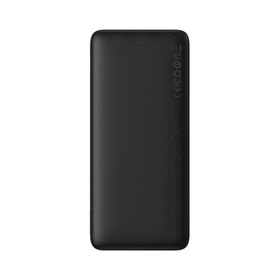 Baseus Airpow 20W 10000mAh ārējais akumulators ar Baseus Simple Series USB-A - USB-C 30 cm kabeli - melns