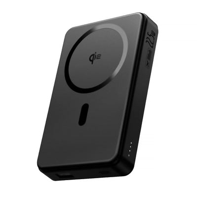 Baseus Airpow II 10000mAh bezvadu lādētājs ar MagSafe un USB-C kabeli - melns