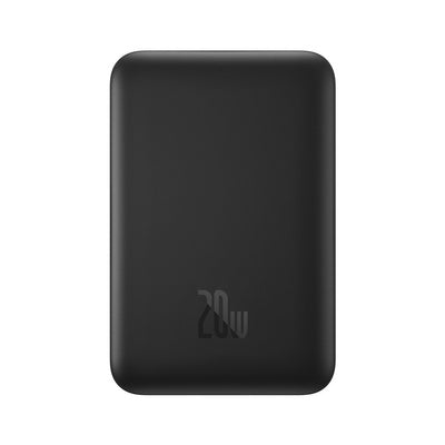 Baseus magnētiskais mini ārējais akumulators 10000mAh melns + Xiaobai USB-C - USB-C kabelis 0,5m melns