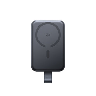 Joyroom JR-PBM11 10000mAh ārējais akumulators, saderīgs ar MagSafe, ar statīvu - melns