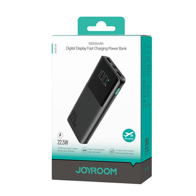 Joyroom ārējais akumulators 22.5W 10000mAh melns (JR-QP191)
