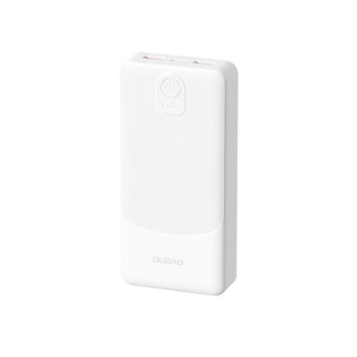 Ārējais akumulators Dudao K10 10000mAh 2.4A 2 x USB-A - balts