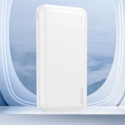 Ārējais akumulators Dudao K18-1W 10000mAh, balts