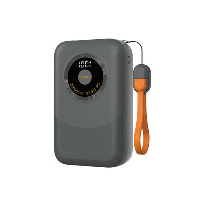 Ārējais akumulators Dudao K21Pro Mini 20000mAh 22.5W - pelēks