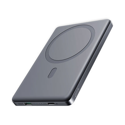 Ārējais akumulators Joyroom JR-PBM08 5000mAh 20W ar bezvadu uzlādi - pelēks
