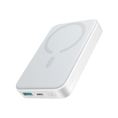 Power bank Joyroom JR-W020 20W 10000mAh MagSafe + USB-C - USB-C kabelis 0.25m - balts