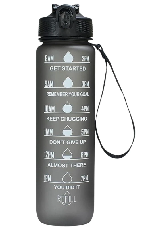Dzeramā pudele 1000ml K2, melna