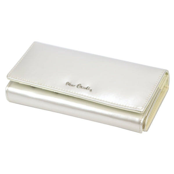 Pierre Cardin 07 SHINY 102 smėlio spalvos piniginė beż