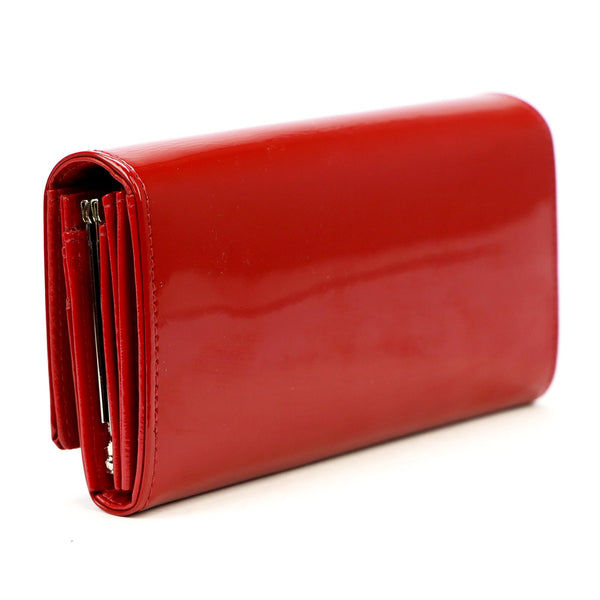 Pierre Cardin 07 SHINY 100 raudona piniginė czerwony