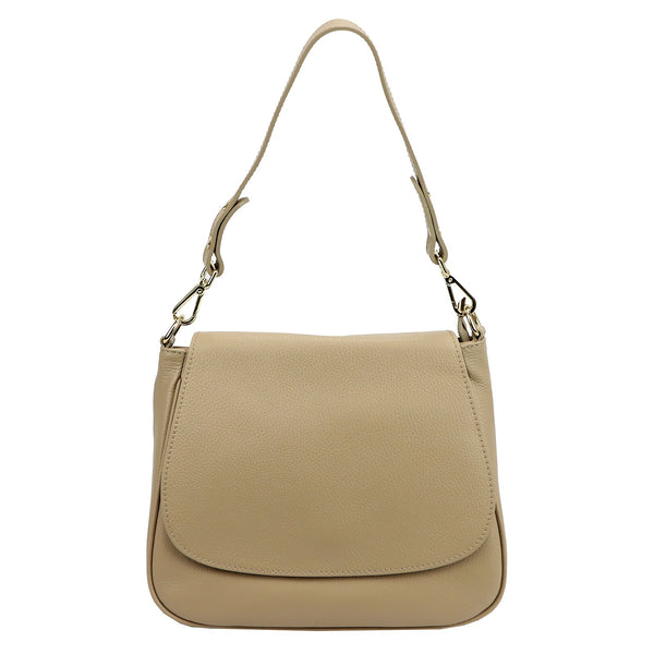 Luka 19-96 DOLLARO taupe natūralios odos rankinė taupe