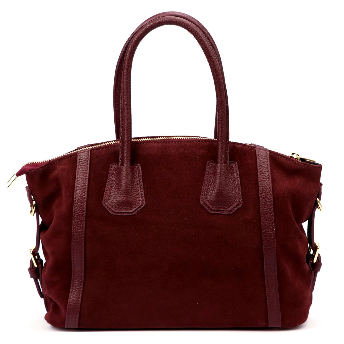 Luka 26-025 bordo natūralios odos rankinė bordo
