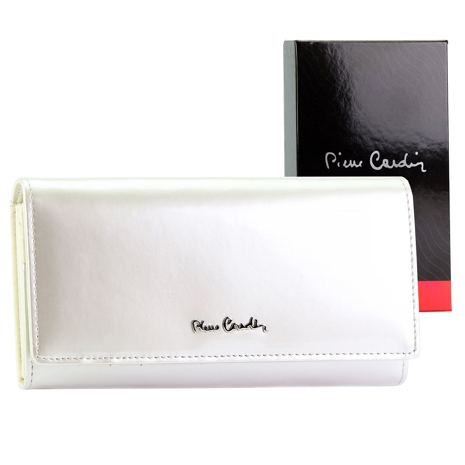 Pierre Cardin 07 SHINY 102 smėlio spalvos piniginė beż