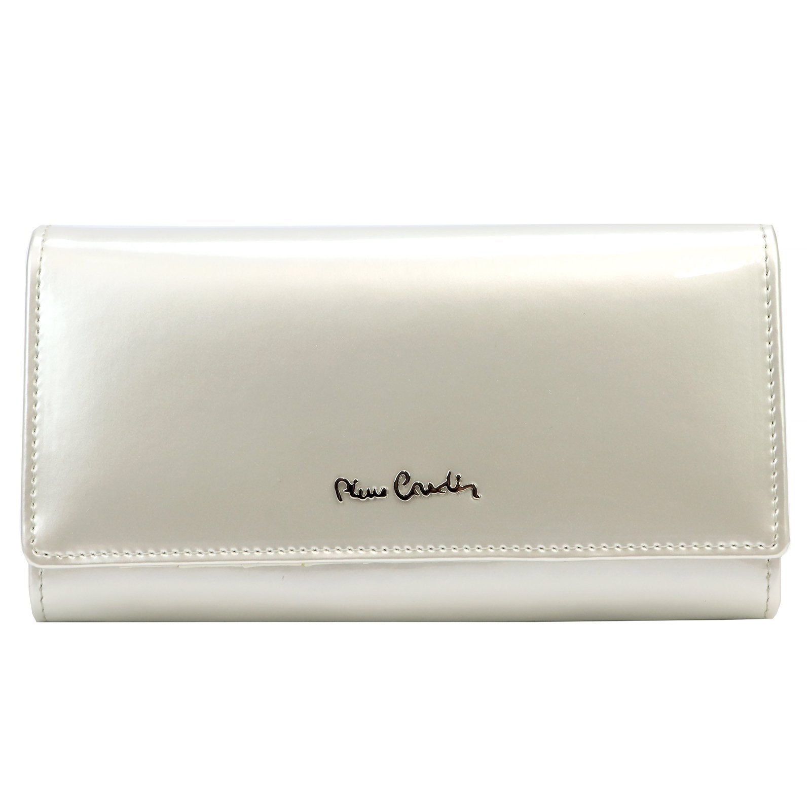Pierre Cardin 07 SHINY 100 smėlio spalvos piniginė beż