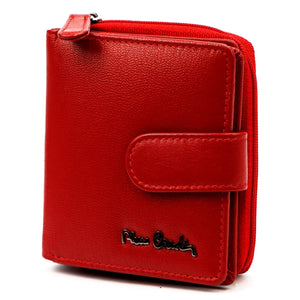 Pierre Cardin TILAK155 2509 raudona odinė piniginė czerwony